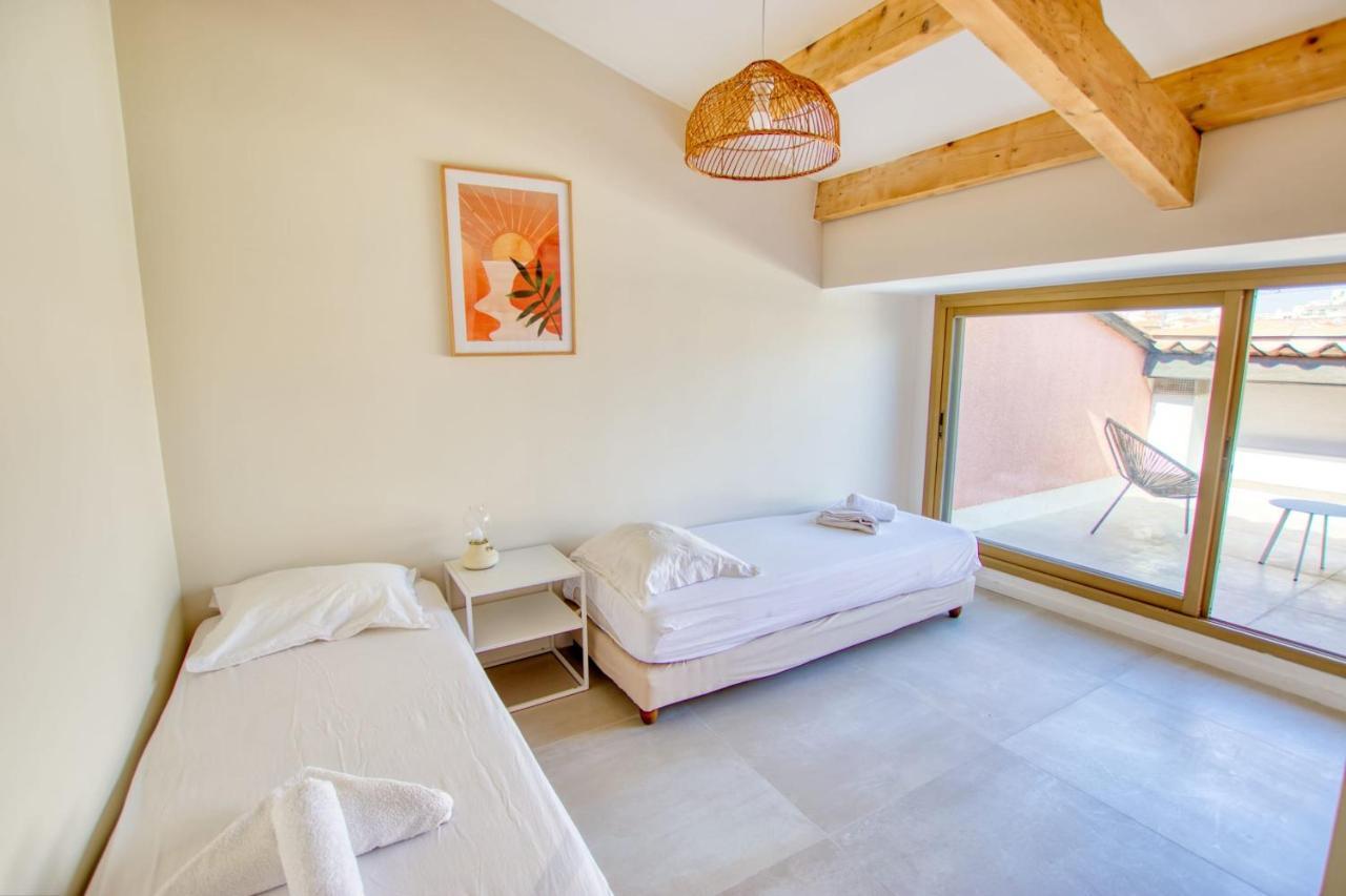 Apartment Duplex Vieil 3 Parking Avec Vue Wifi - Limestay Antibes